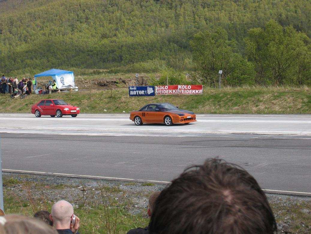 Hadde ikke tenkt meg at en MR2 MK1 kunne gå såååå fort, men denne gikk unna :)