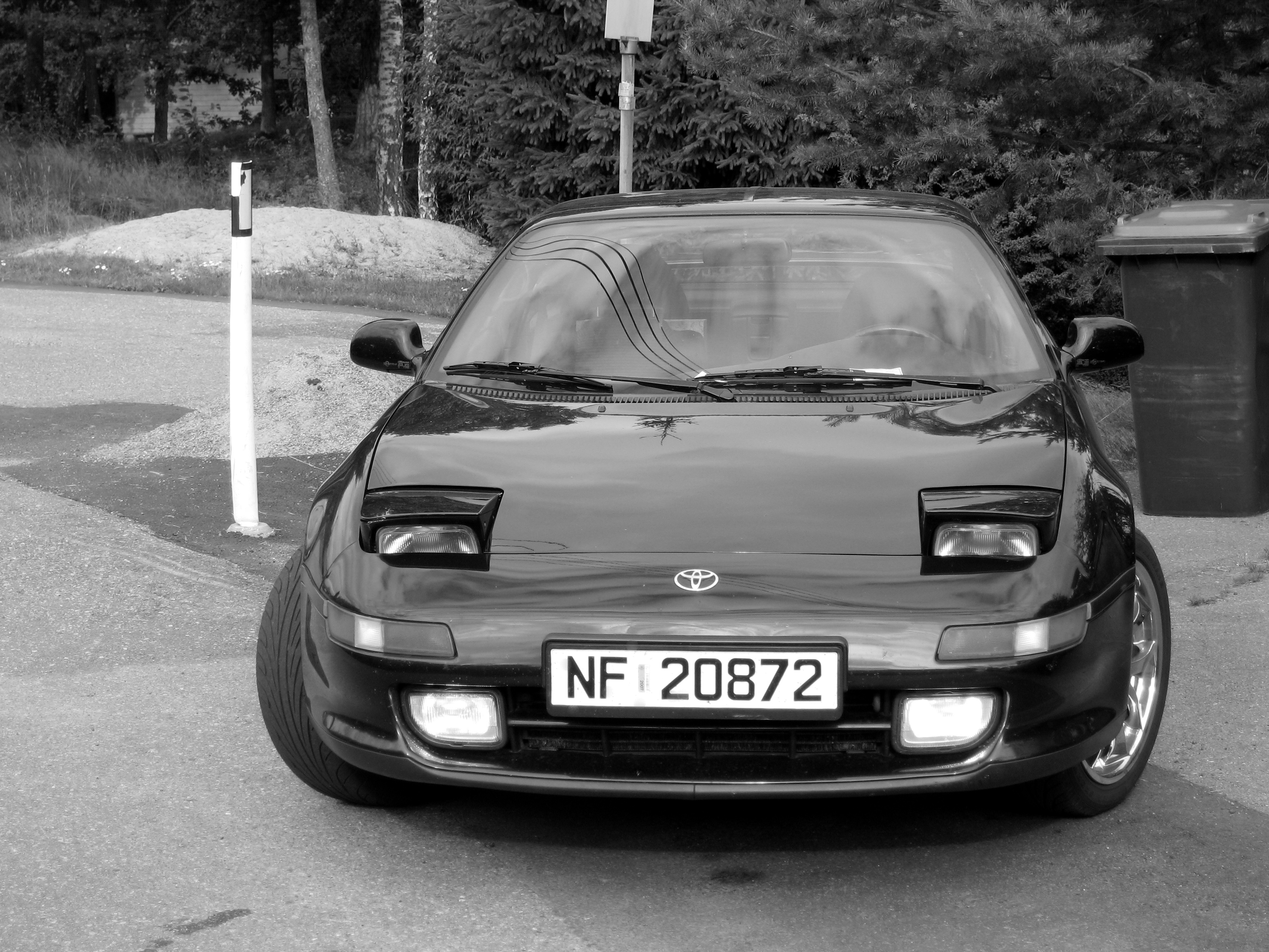 Bilen rett etter jeg kjøpte den.