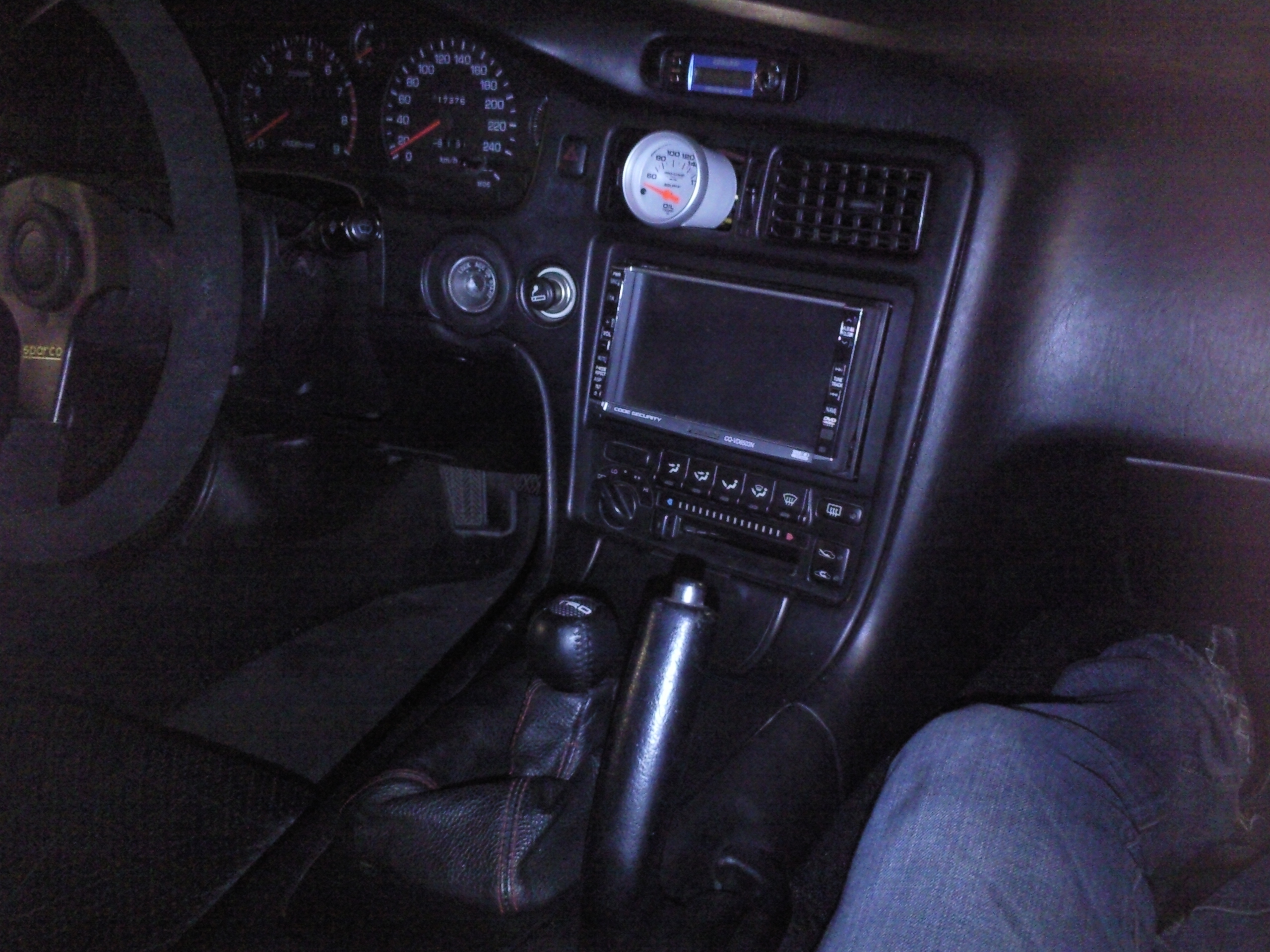 Shortshifter og oljetempmåler