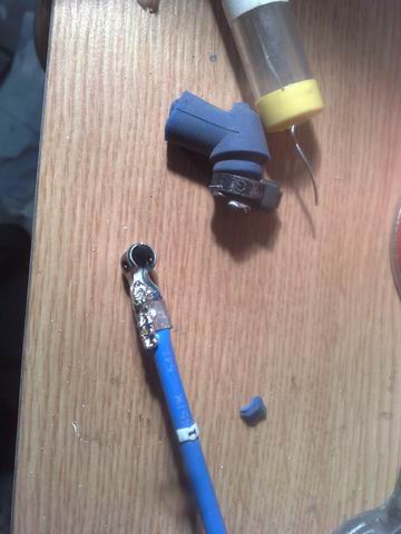 NGK kablene passet ikke på coilene. Bestilte et adapter kit som jeg krympet og loddet på.