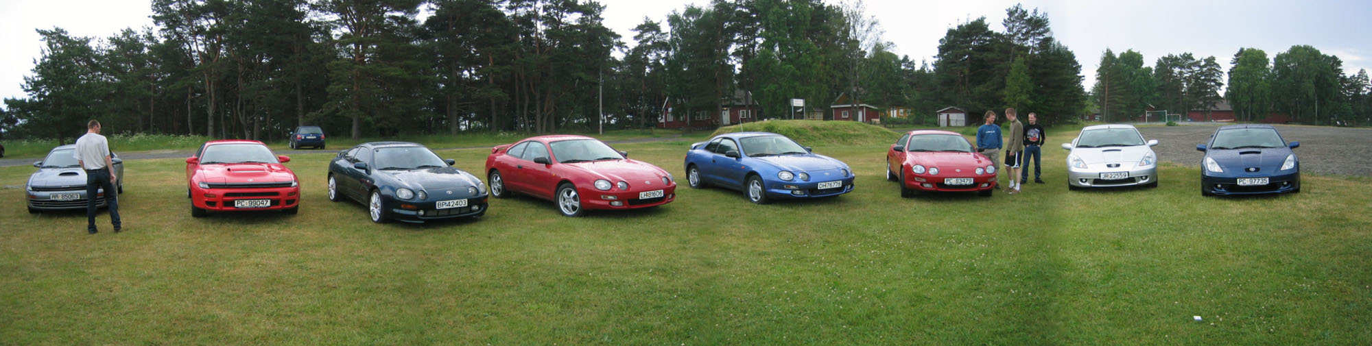 celicaene på utstillingen