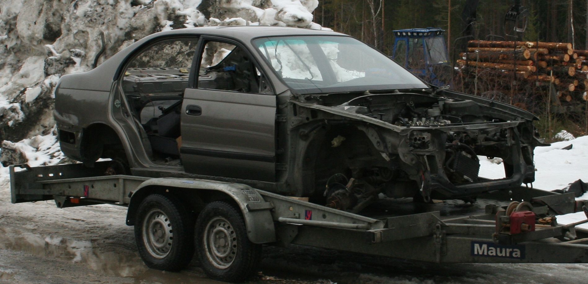 Forfra ferdig nedplukket