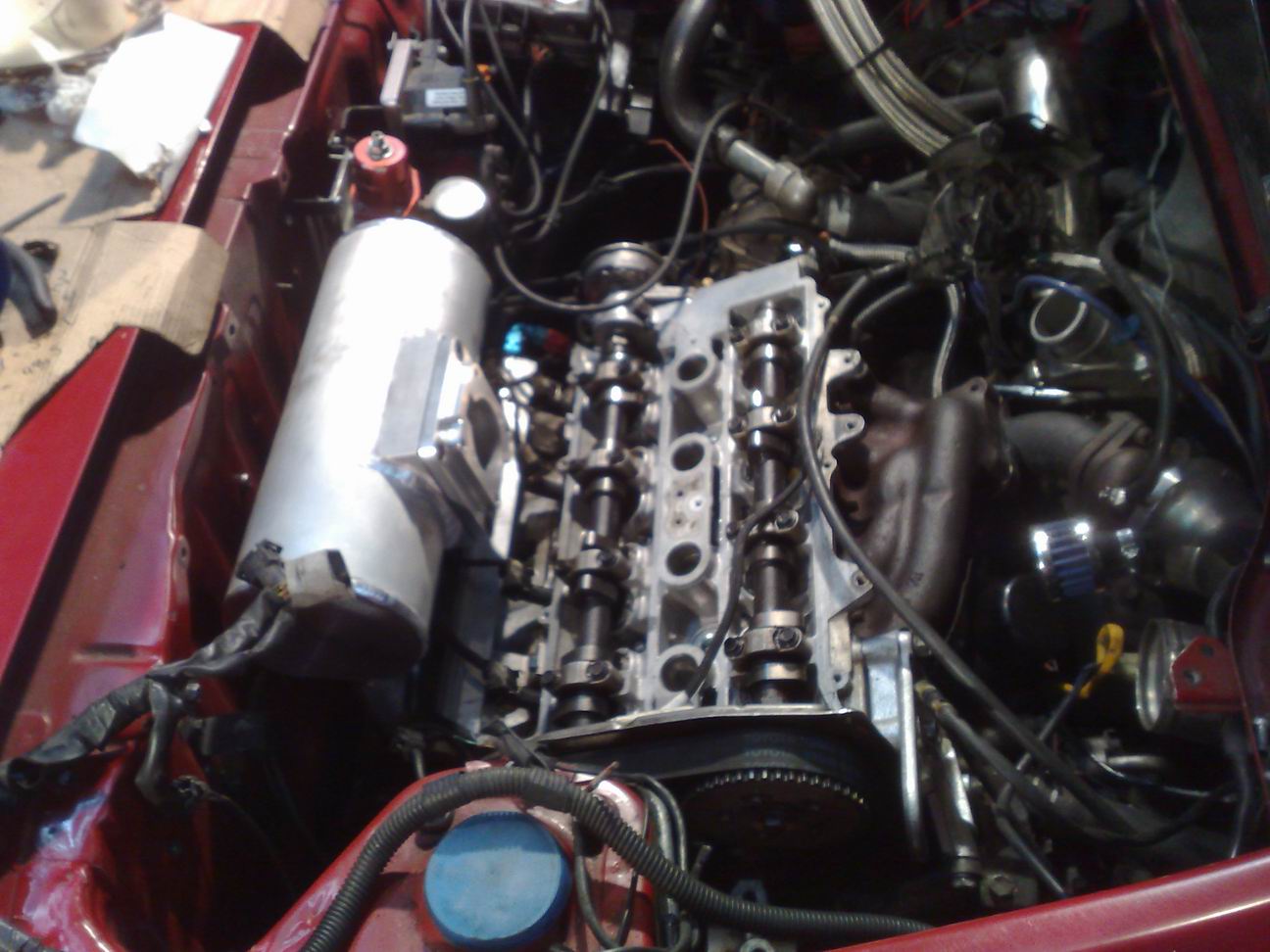 innsugsmanefolden på plass, fra ATS racing.