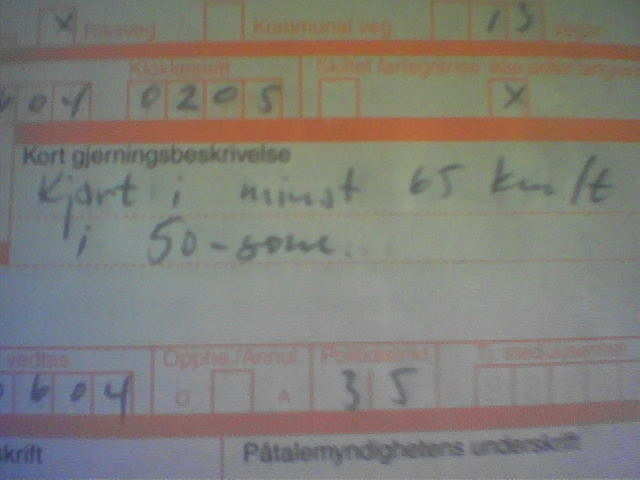 har dere sett en bot med &amp;quot;MINST 65 i 50-sonen&amp;quot; før?:P