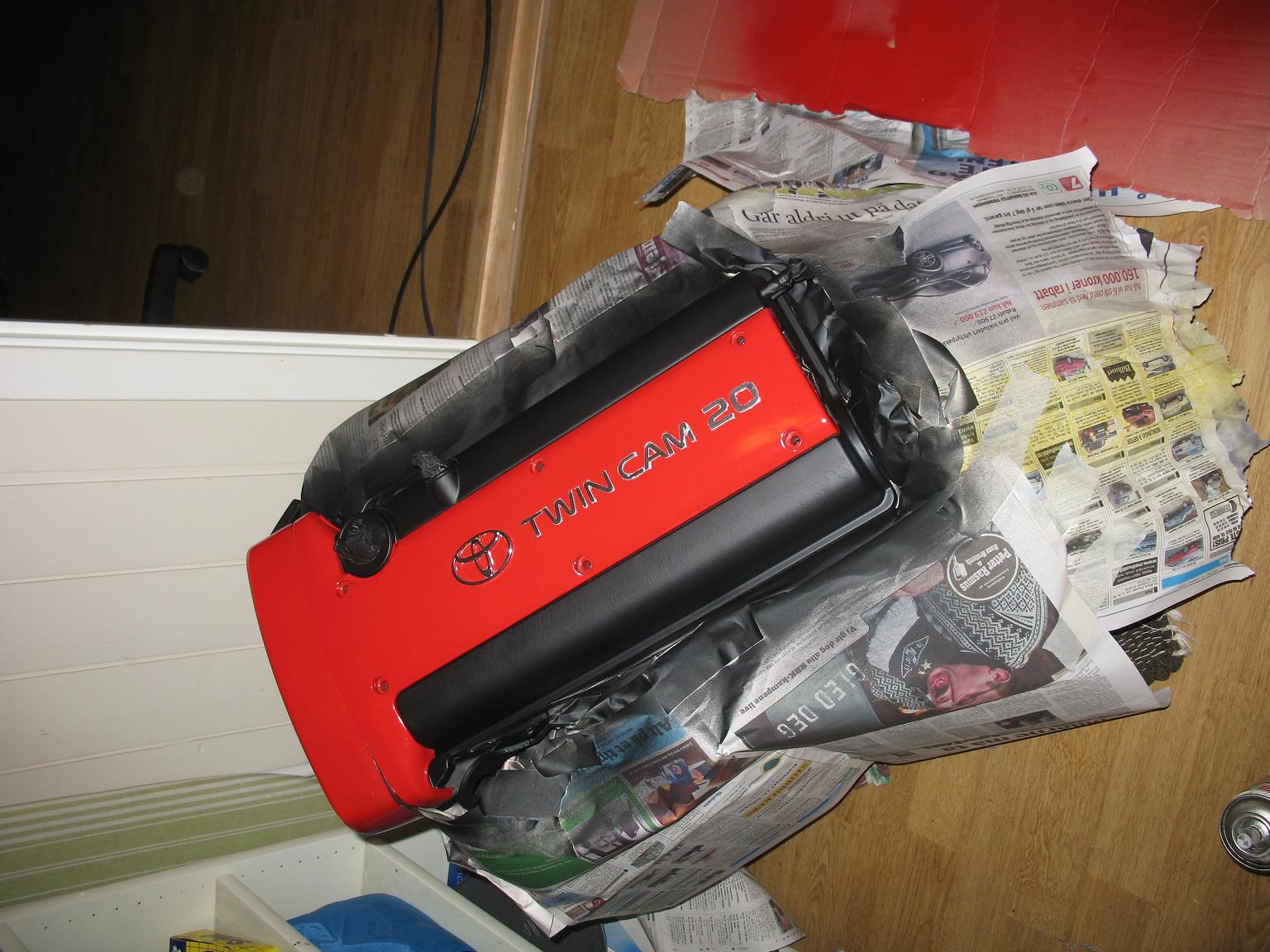 Prøvemontering, blir bra :)