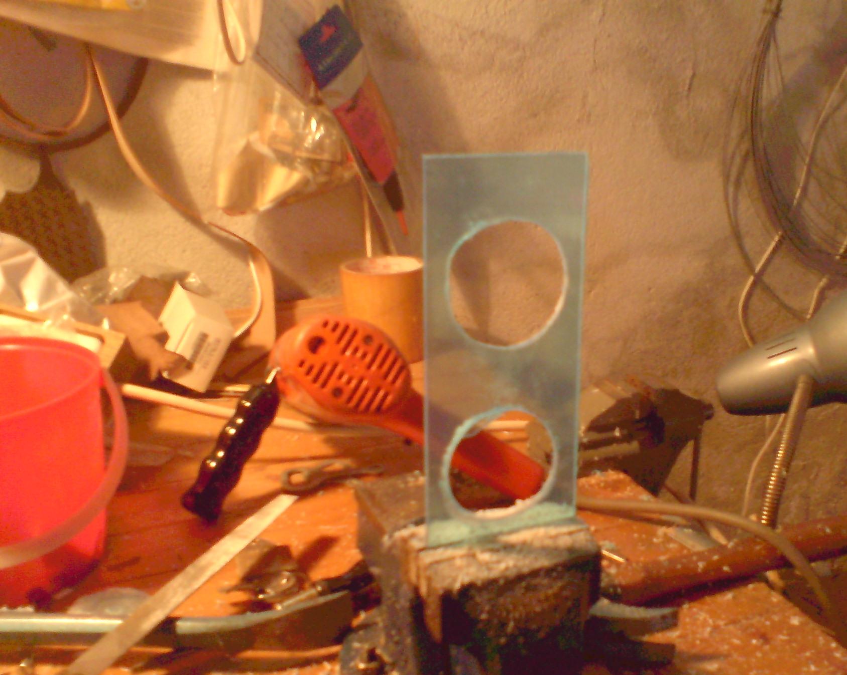 Etter en omgang med hullsaga!