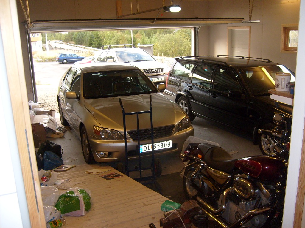 Litt overfullt for tiden, men volvoen er lagt ut for salg....