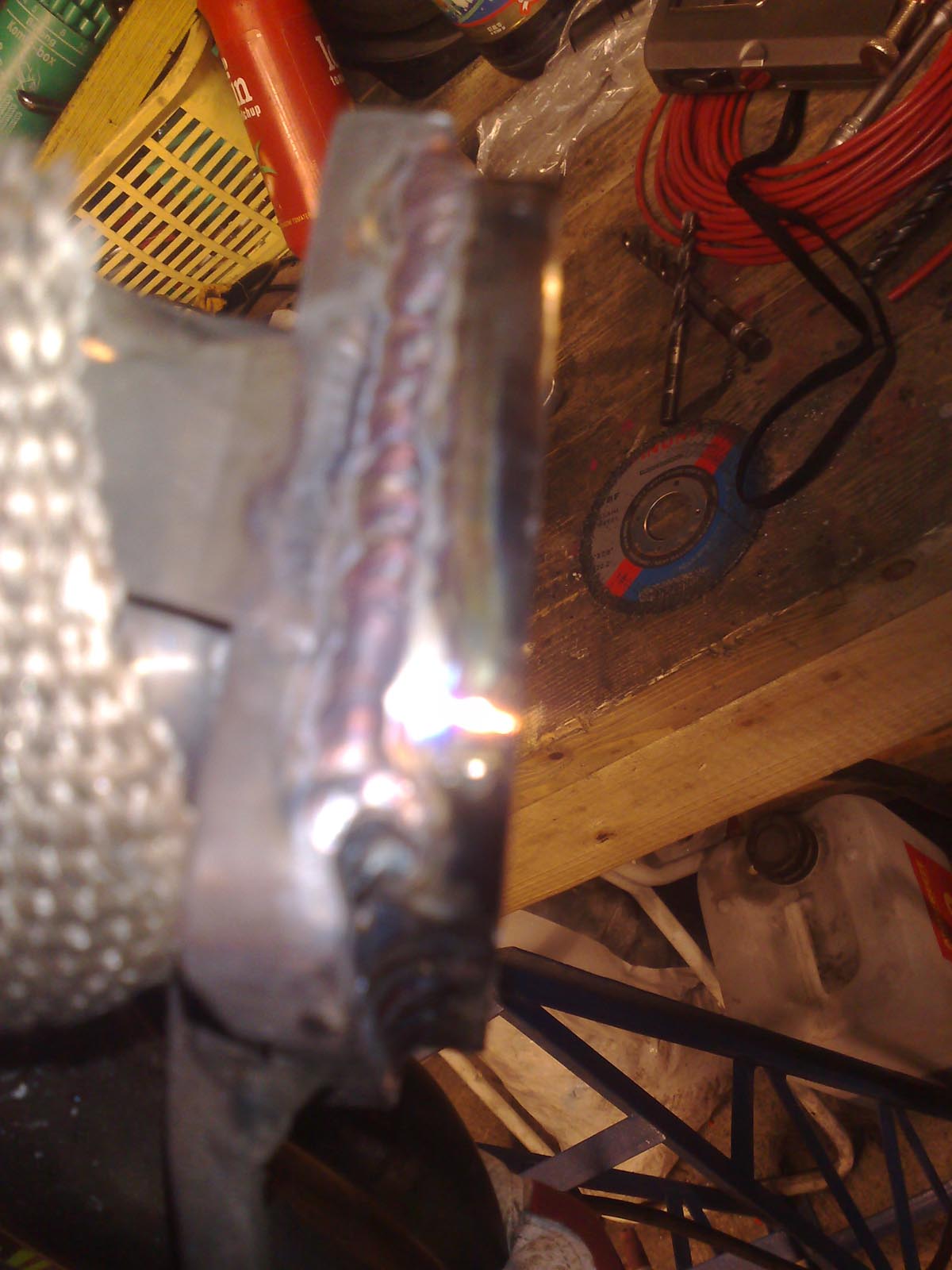 t3 flens sveiset på t4 grenrør