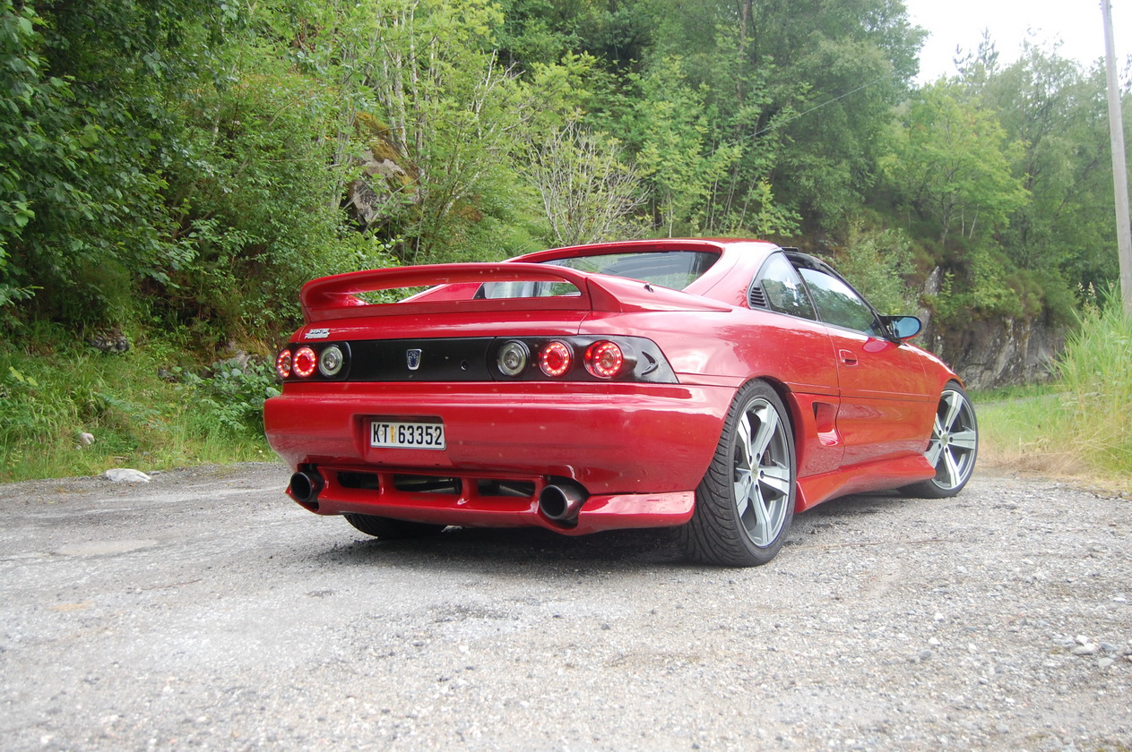 Her er bilen ute og lufter seg litt.