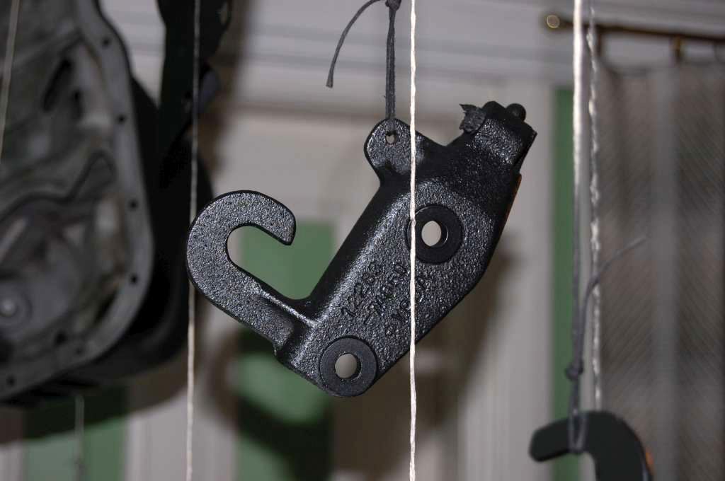 Her har vi f.eks. en løftekrok etter et par runder med lakken...