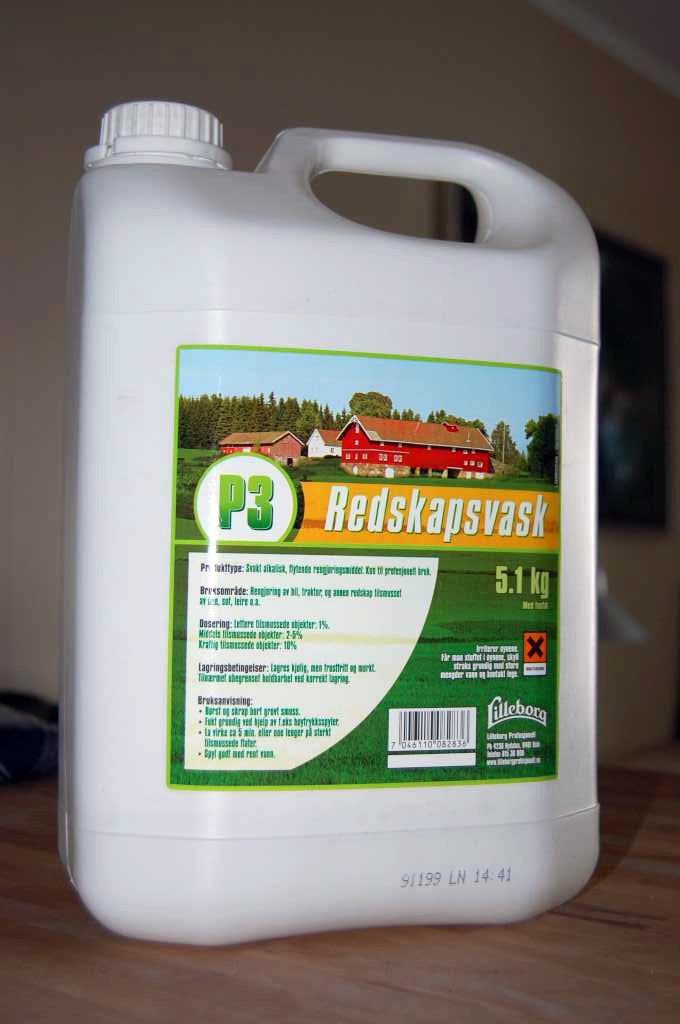 Redskapsvask - husk å bruke hansker...