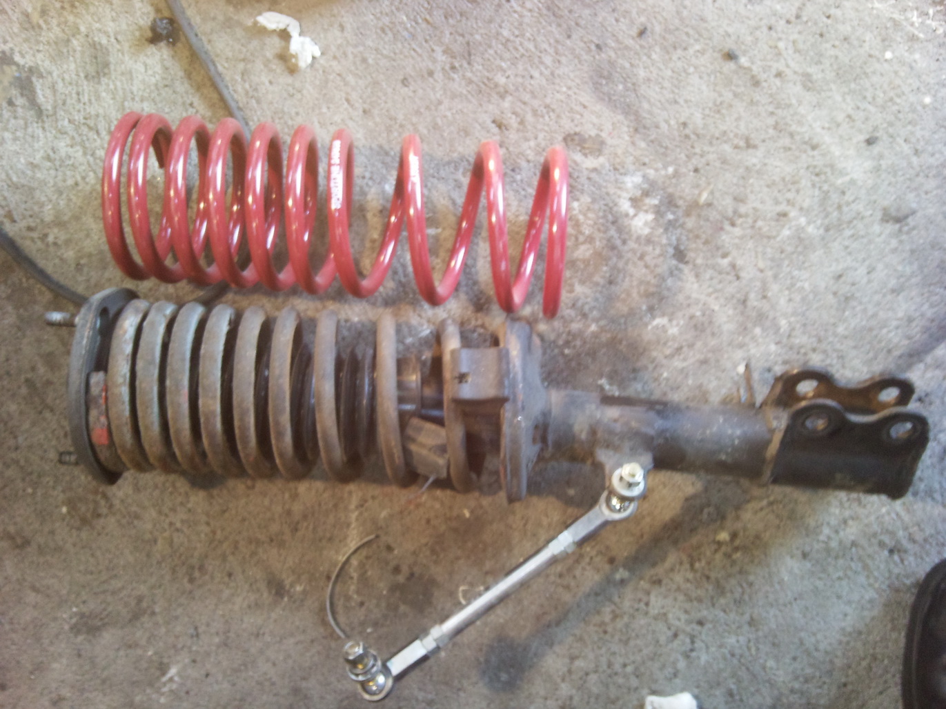 Nye og gamle.  Eibach Sport