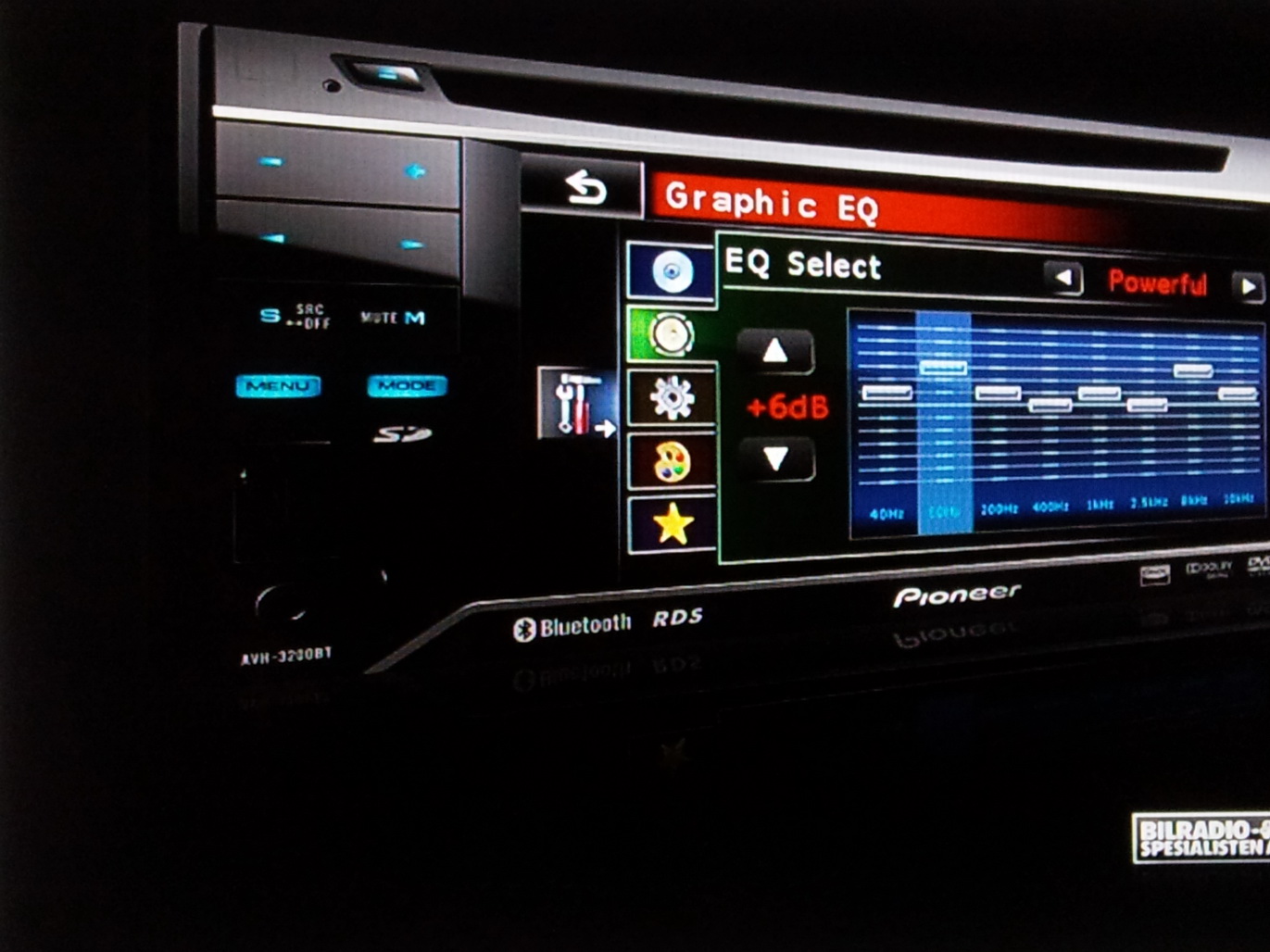 Ny spiller fra Bilradiospesialisten i Trondheim. Lekker sak!