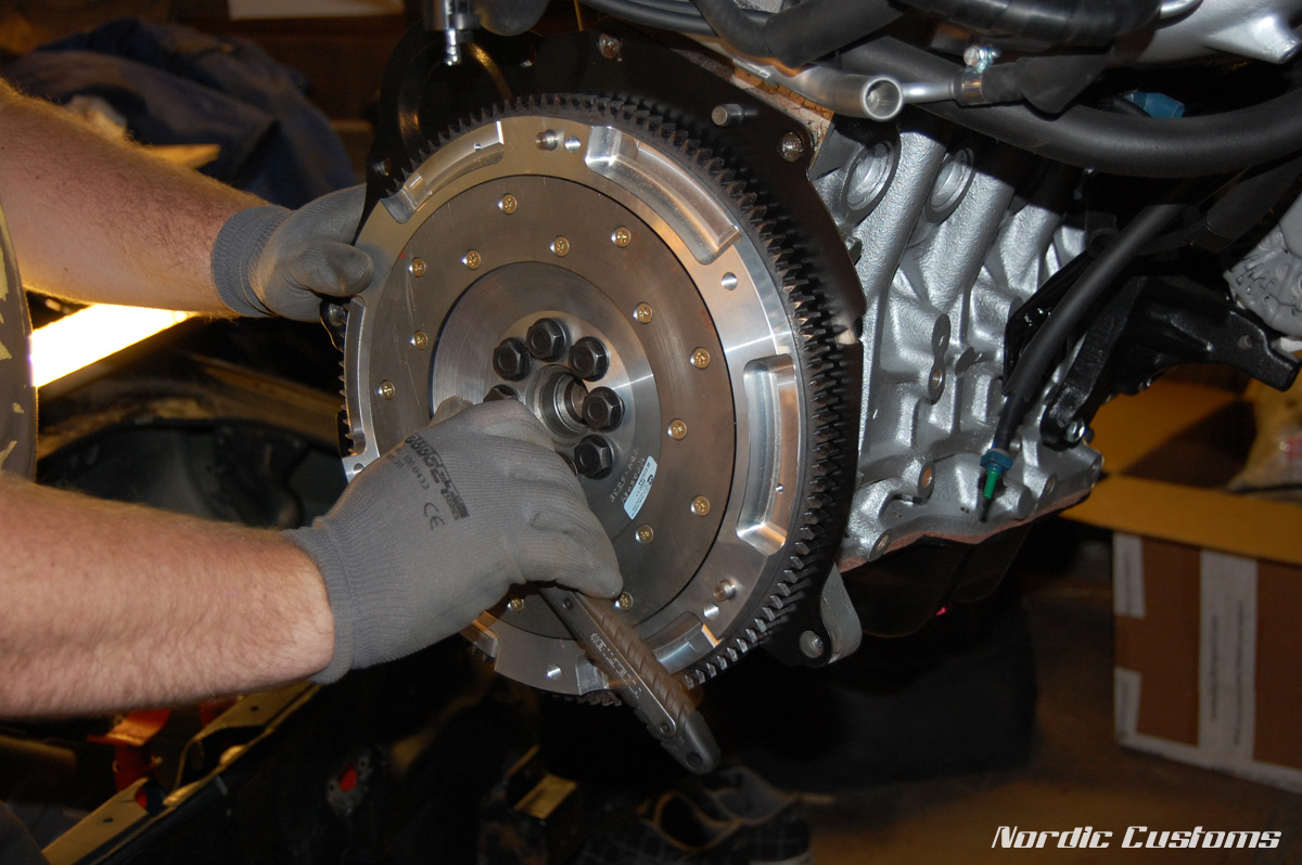 Letta svinghjul på plass - Fidanza