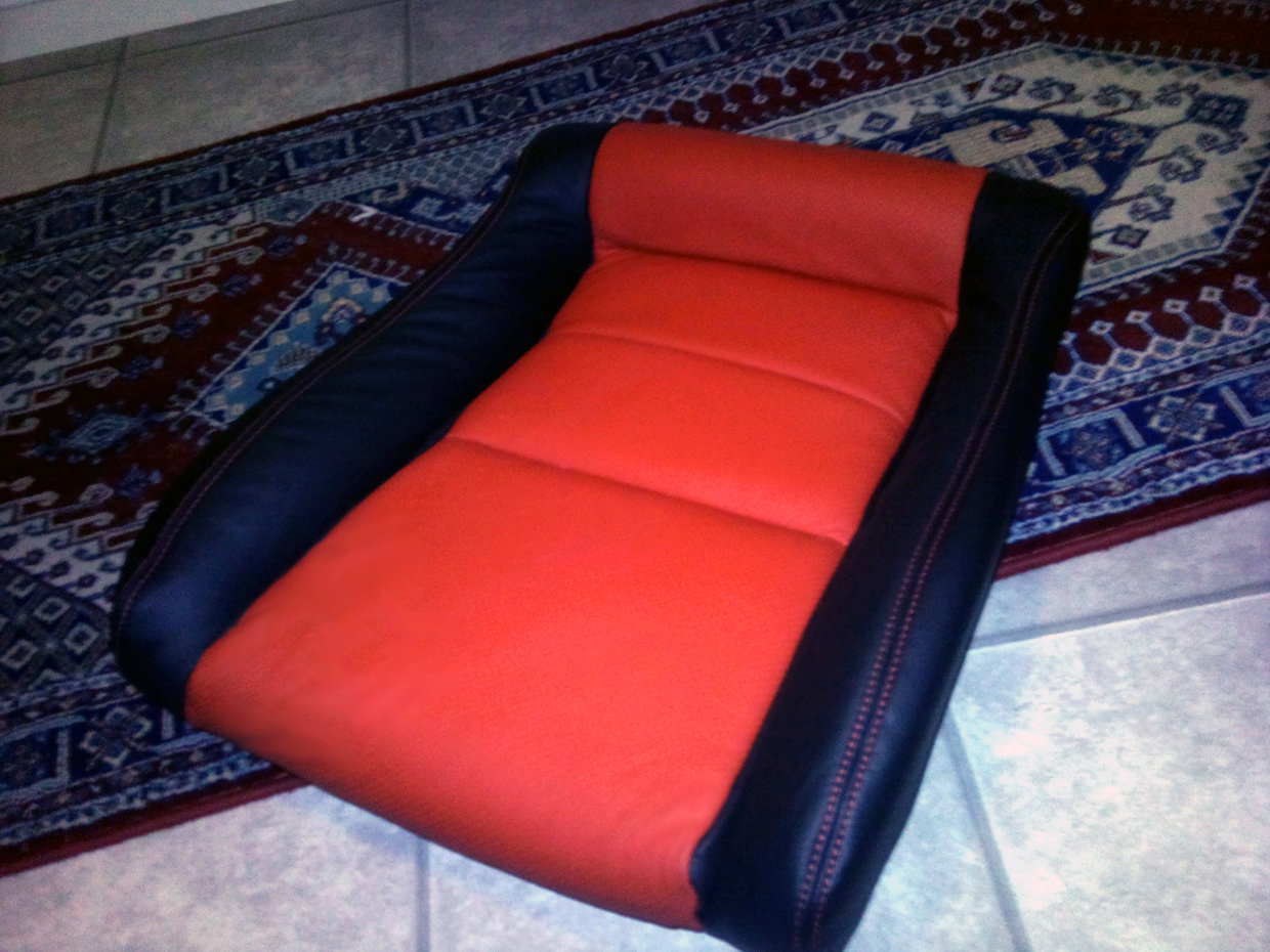 Ene halvdelen av setet ferdig