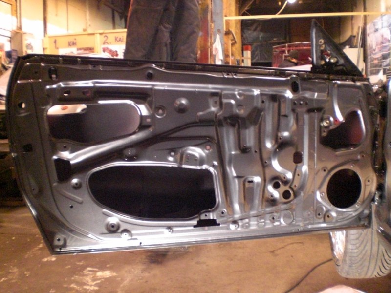 Ouch, litt rødt inne i døra.. Krise... ;)