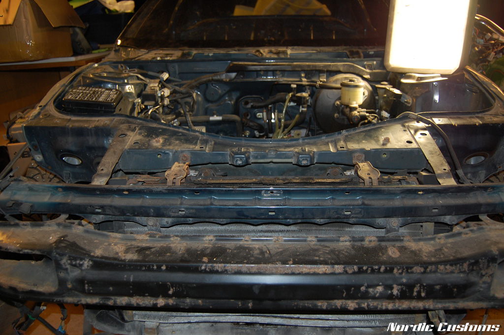 Da begynner man på fronten...