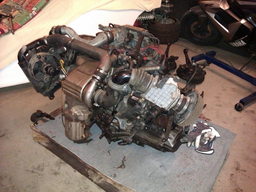 satt sammen og gått over delene