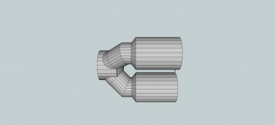 Proto 10 - Test Compact Assembly Components 1x3inch to 3x2inch to 3x3inch tips side.jpg