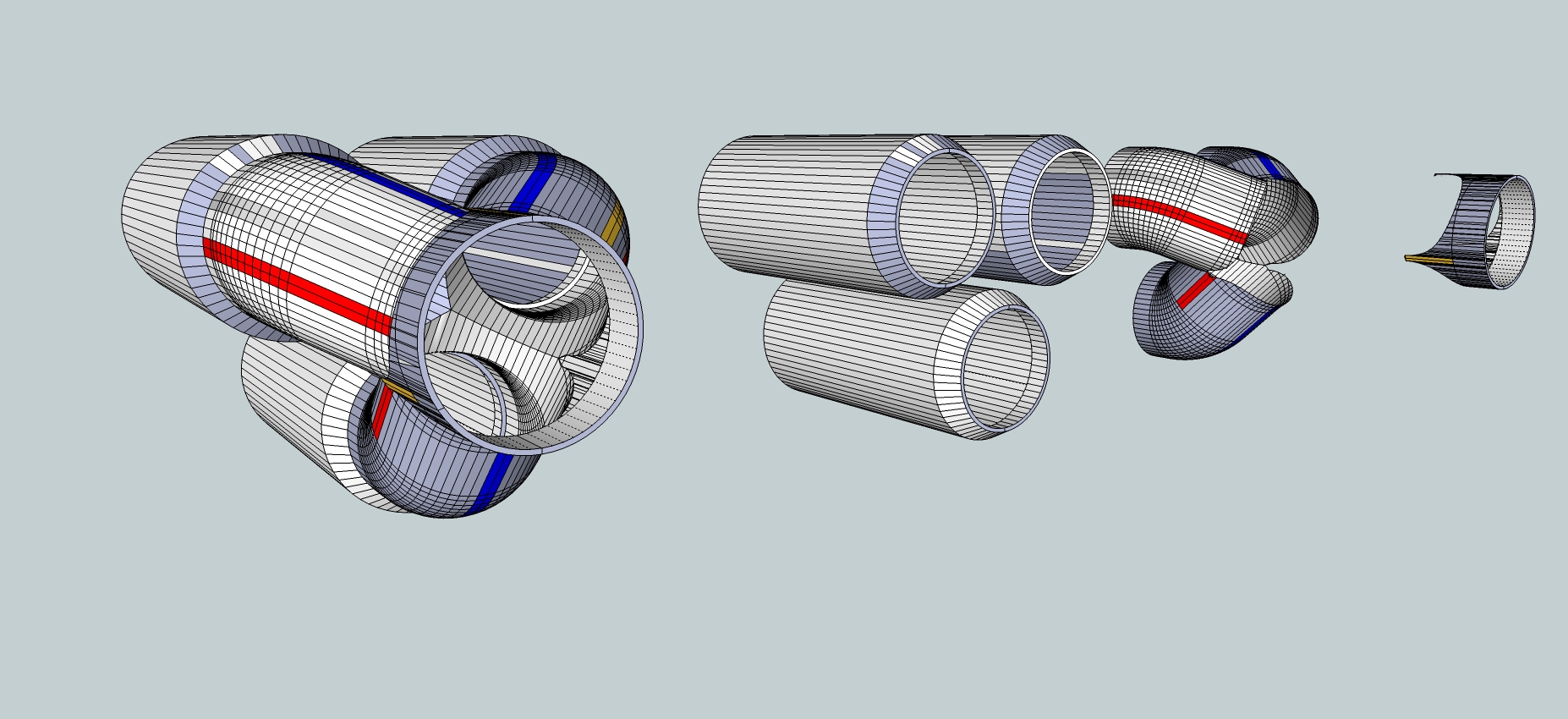Proto 21 HD - Test Compact Assembly Components 1x3inch to 3x2 front 3-4.jpg