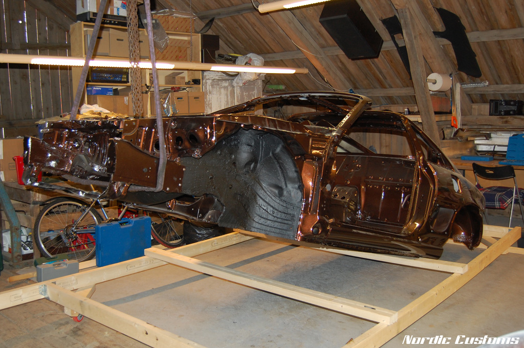 Tectyl i hjulbuene...