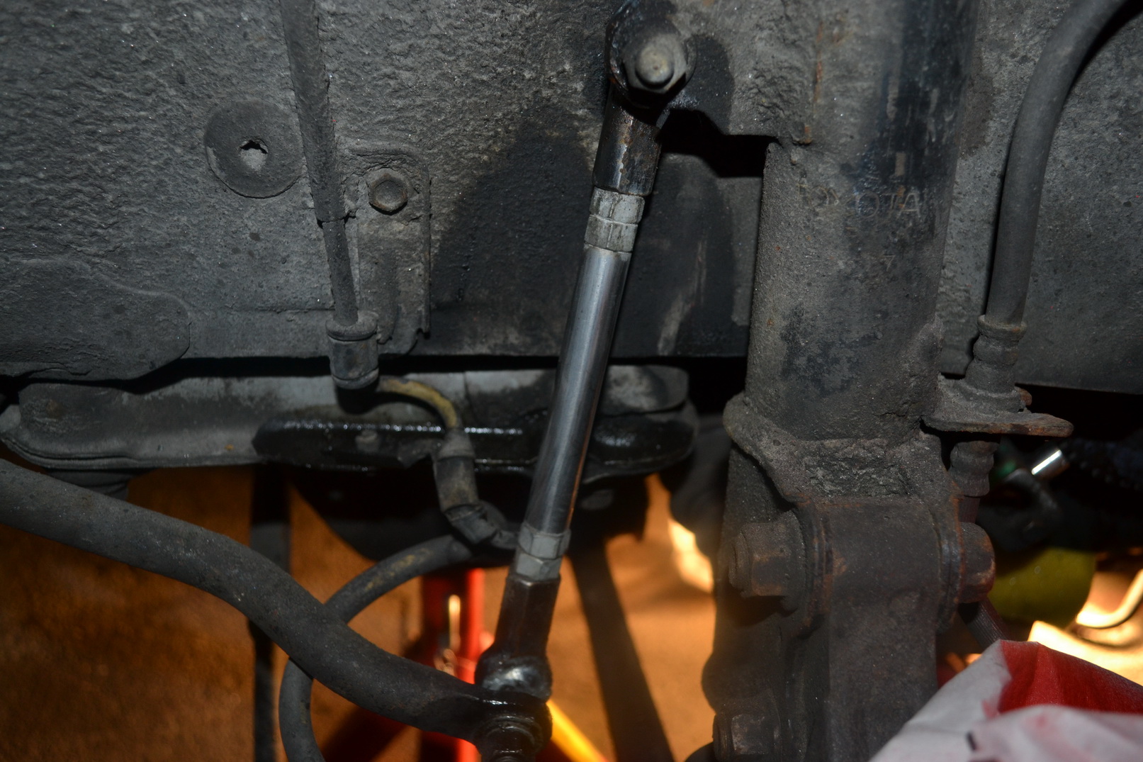 Nye lenkearmer er også på plass så klart.