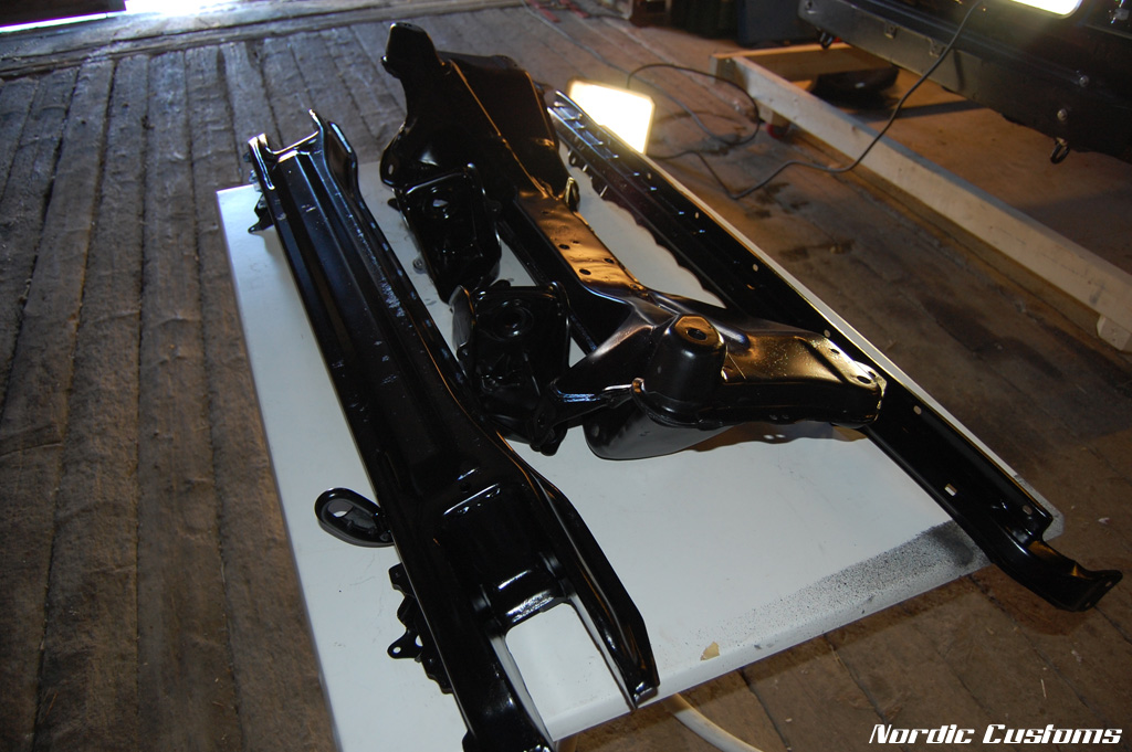 Noen deler ferdig til montering...