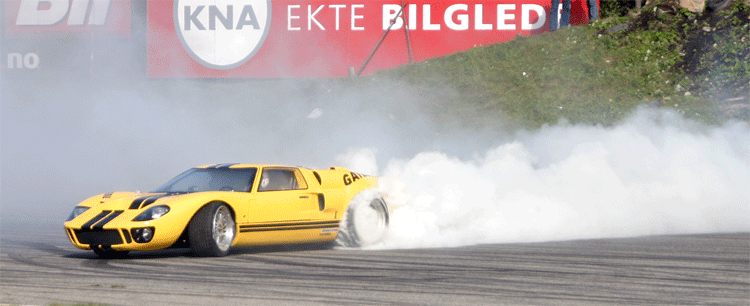GT40 i kjent burne stil