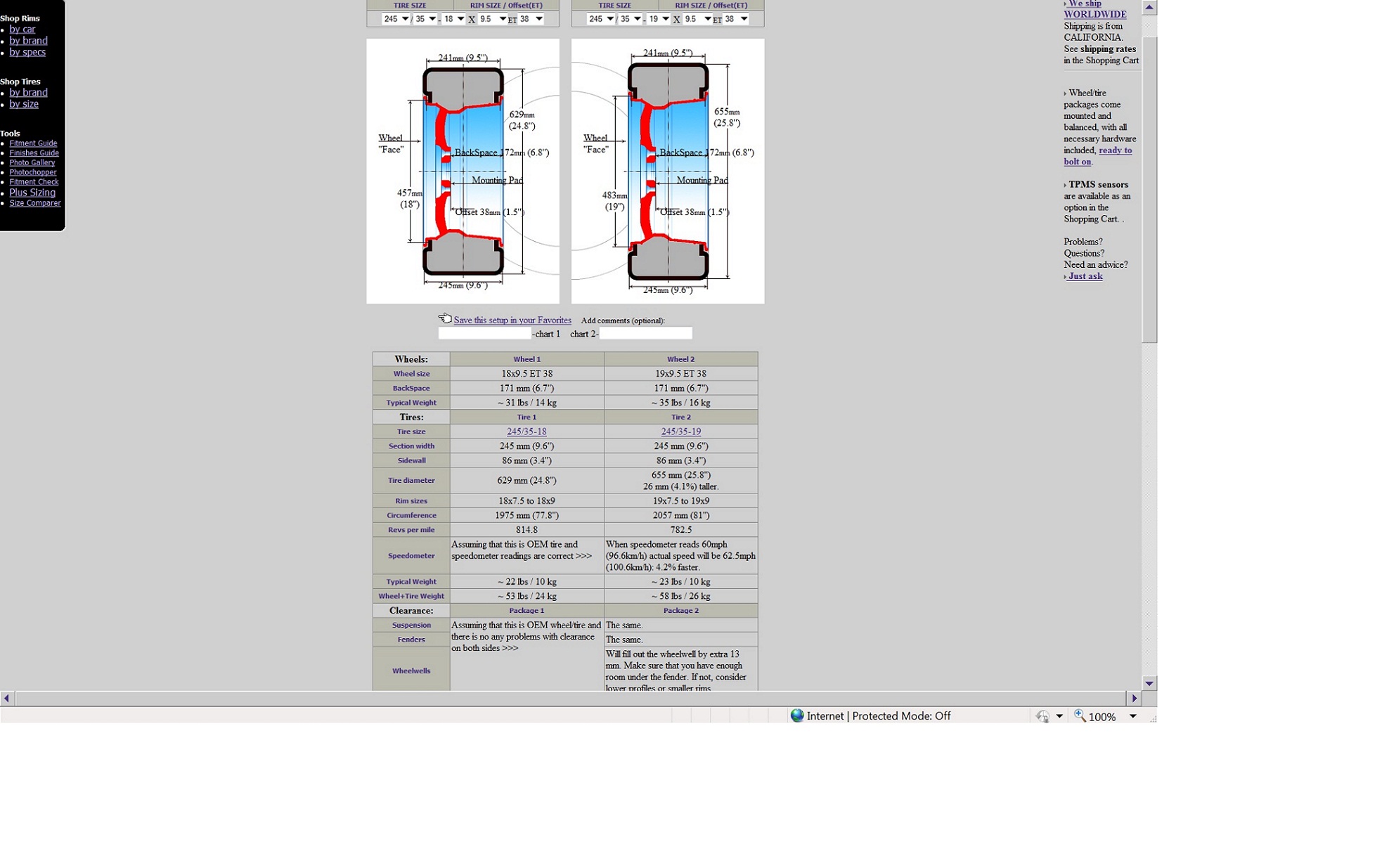 Hvor mye utgjør en tommer mer felg med samme dekkdimensjon.jpg