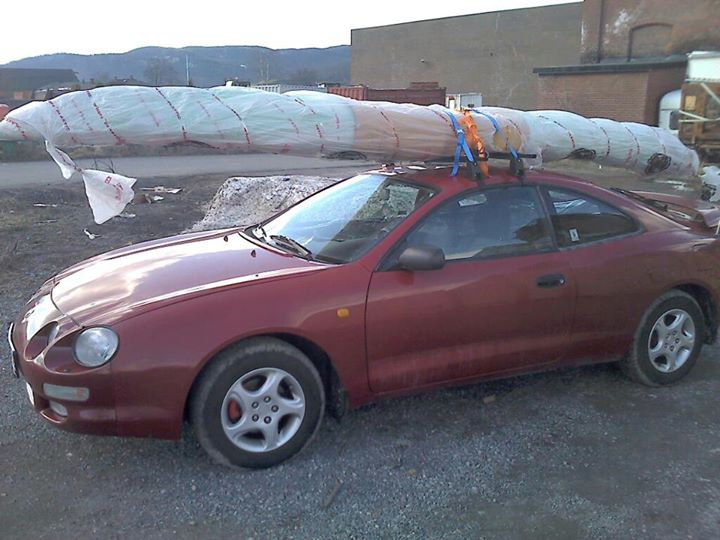 så jeg anskaffet meg denne røde kjedelige dingsen her.