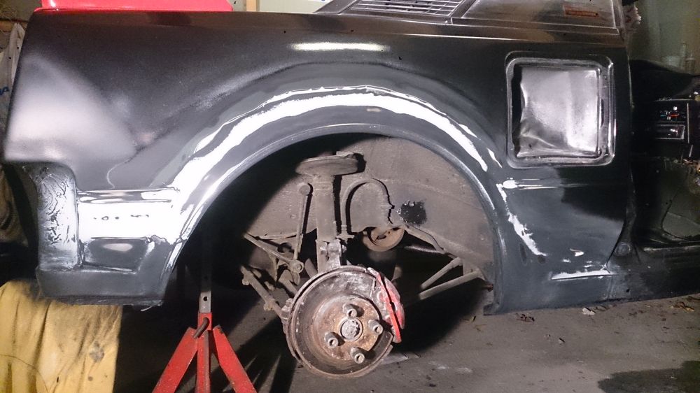 Etter siste sparkling og vannsliping.