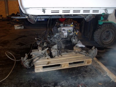 Da var motoren ute