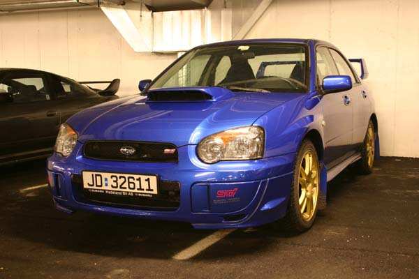 CastrolCarl sin nye Subaru STI.