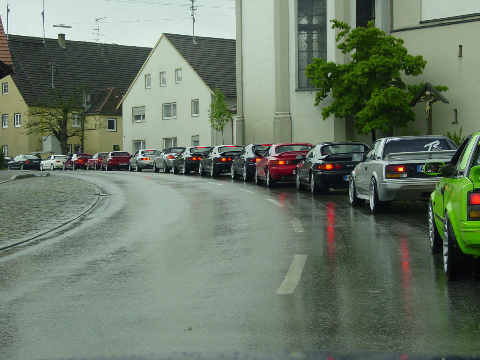 slik blir vel kolonnen fra Bergen;)