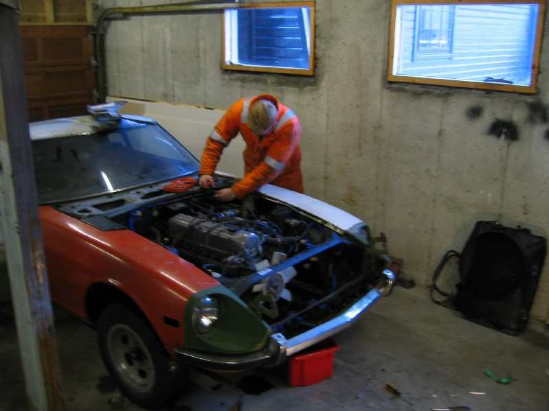 Pitler på Z'en til brore-mann