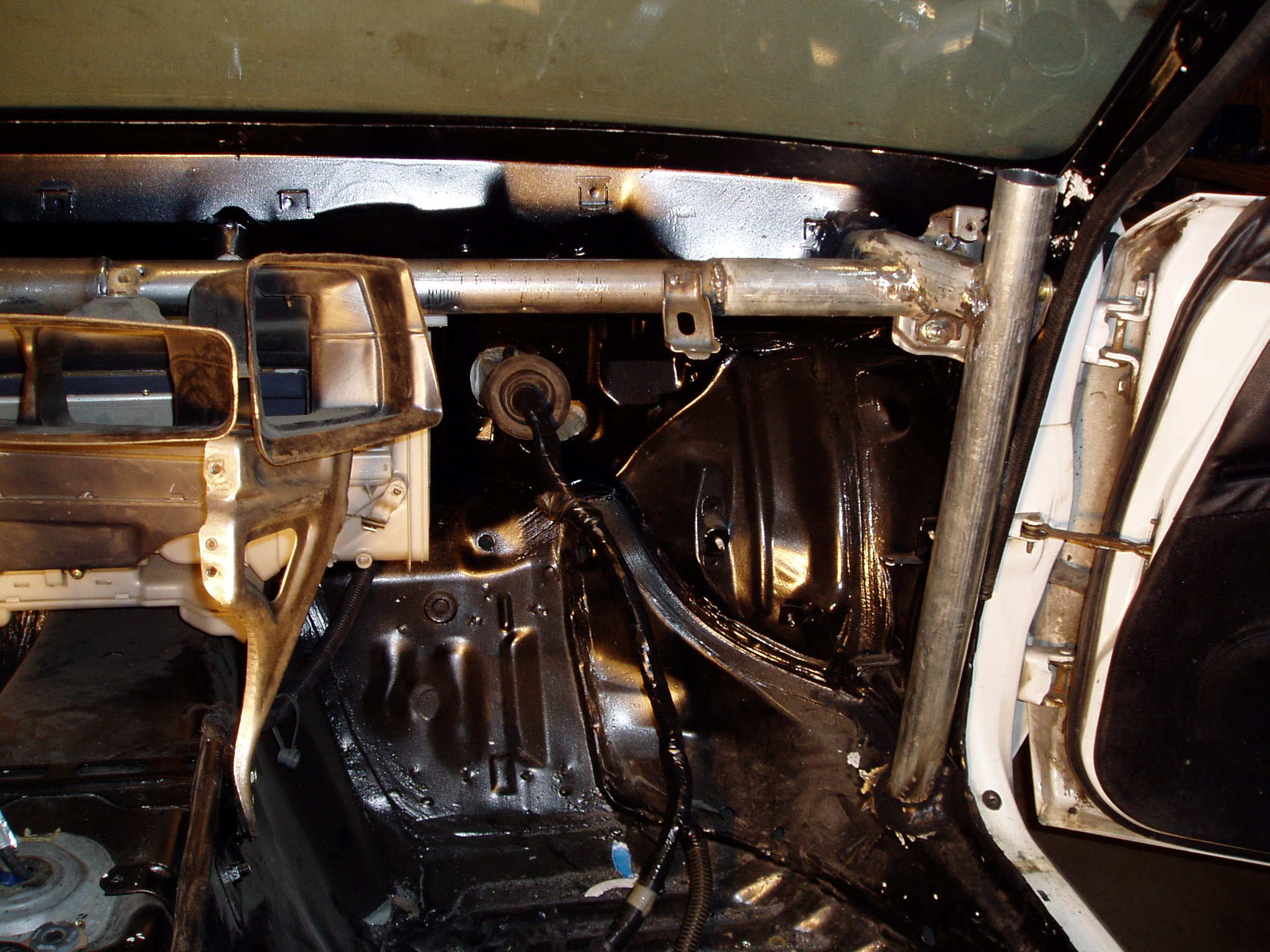 Ferdig montert på passasjersiden