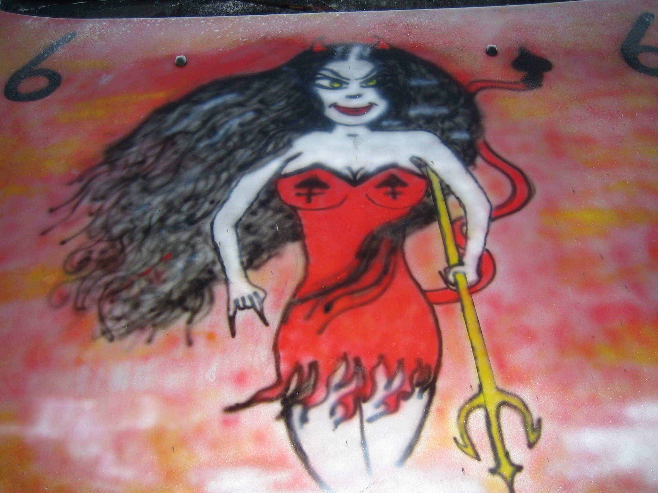 Panseret som er lakkert av ei bekjent