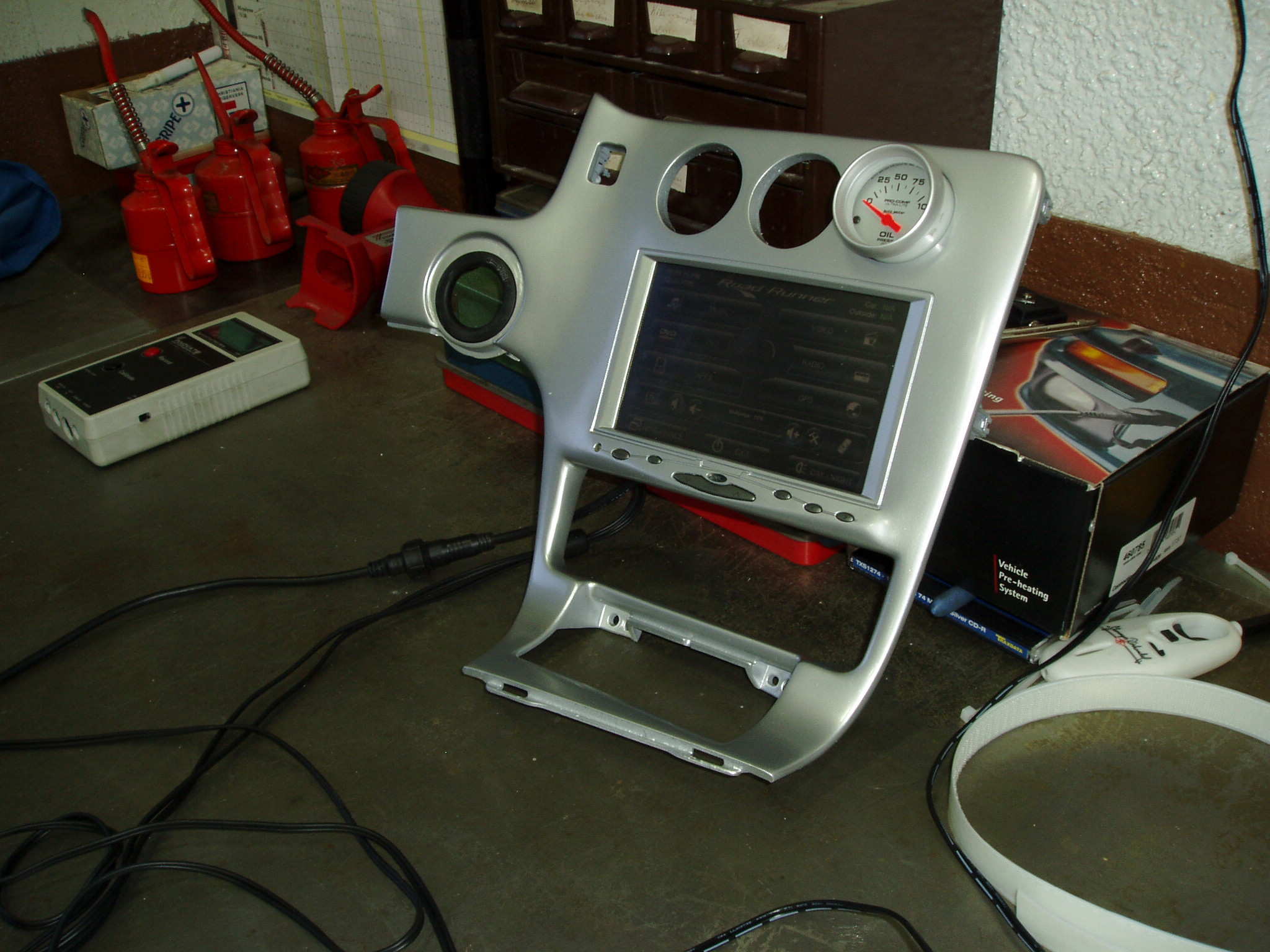 Testing av pcen på arbeidsbenken