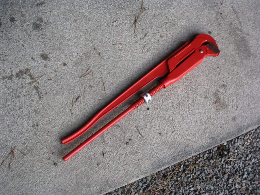 Dette torturvåpenet var effektivt til å stramme dempermutterne :)