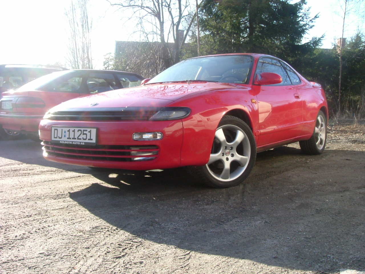 her ser du de hvite/klare blinklysene